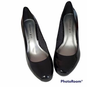 Madden Girl Getta Pumps Black Size 7.5